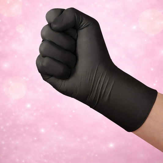 Guantes Nitrilo Negro Sin Polvo – Máxima Protección