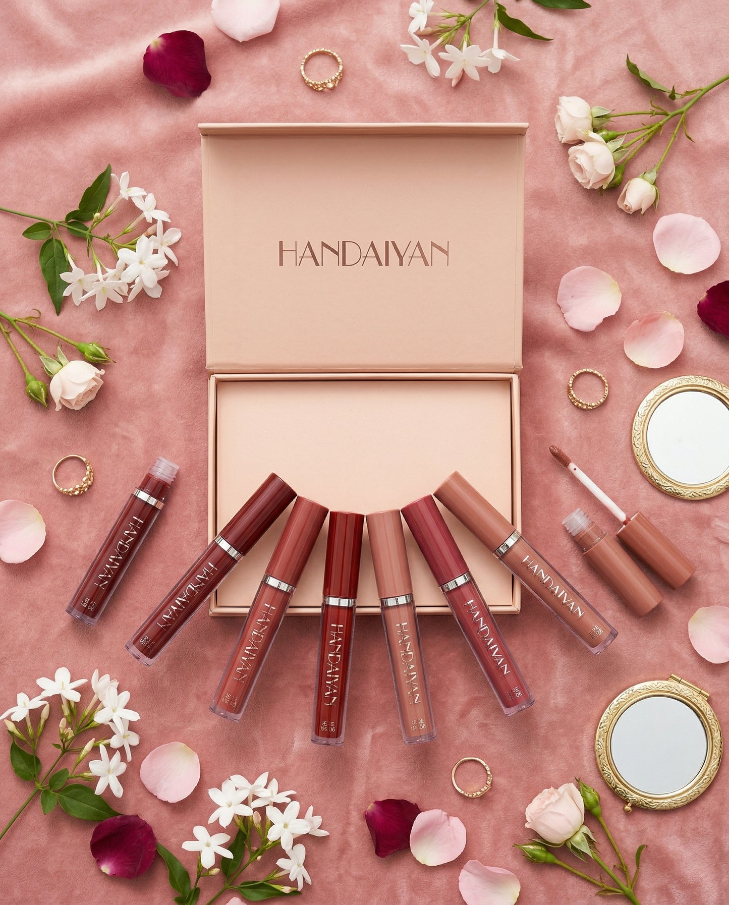 Set de Labiales Líquidos Matte Handaiyan – 6 Tonos