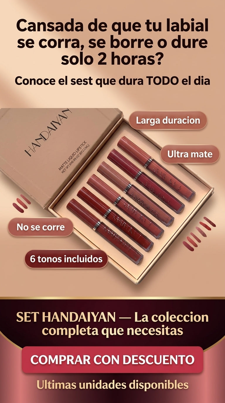 Set Handaiyan - Larga duración, no se corre